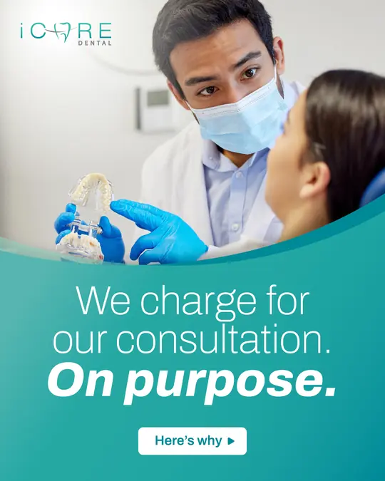 Why we charge for consultations, brand and trust ad made by HPA for a Malaysian clinic