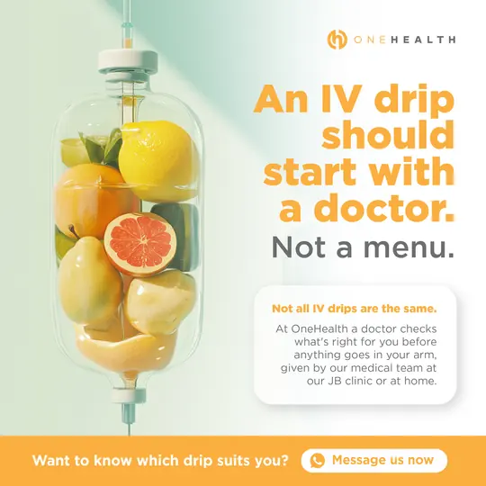 An IV drip should start with a doctor, doctor authority ad made by HPA for a Malaysian clinic