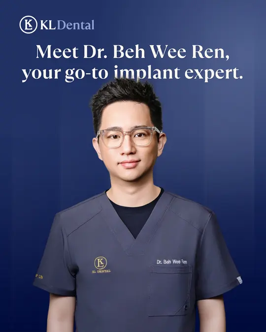 Meet your implant specialist, doctor authority ad made by HPA for a Malaysian clinic