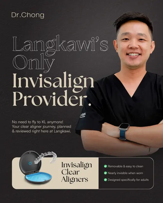 The only aligner provider on the island, doctor authority ad made by HPA for a Malaysian clinic