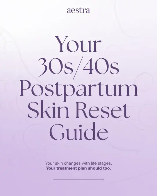 A skin reset guide for every life stage, patient education ad made by HPA for a Malaysian clinic