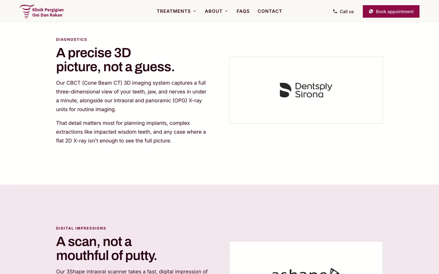 Technology on the Ooi Dan Rakan website, built by HPA